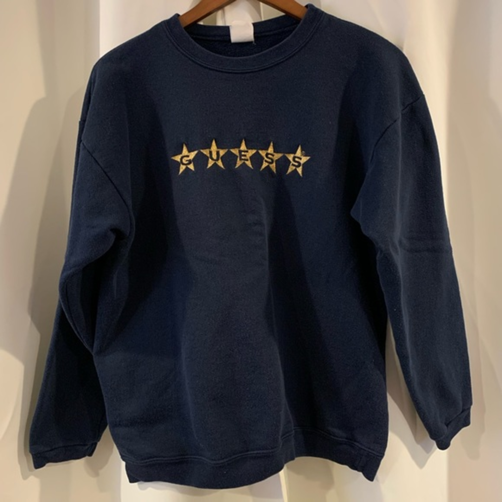 Vintage Guess Georges Marciano Sweatshirt Sz One Size USA‎ Rare Grail